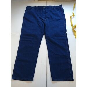 Wrangler Jeans Men 48x30 Blue Denim Dad Outdoor Western Cowboy Rodeo Regular Fit